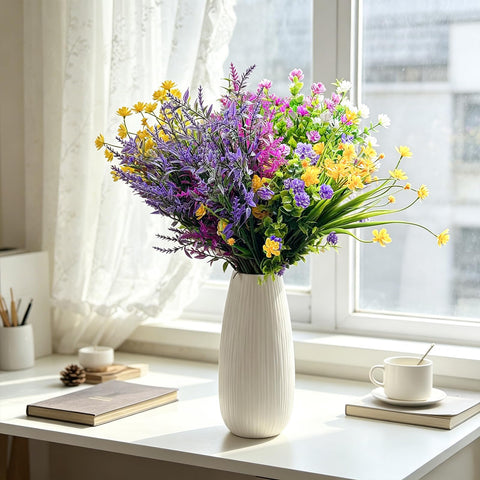 CLEANGOR durable outdoor flowers provide low-maintenance year-round decor.