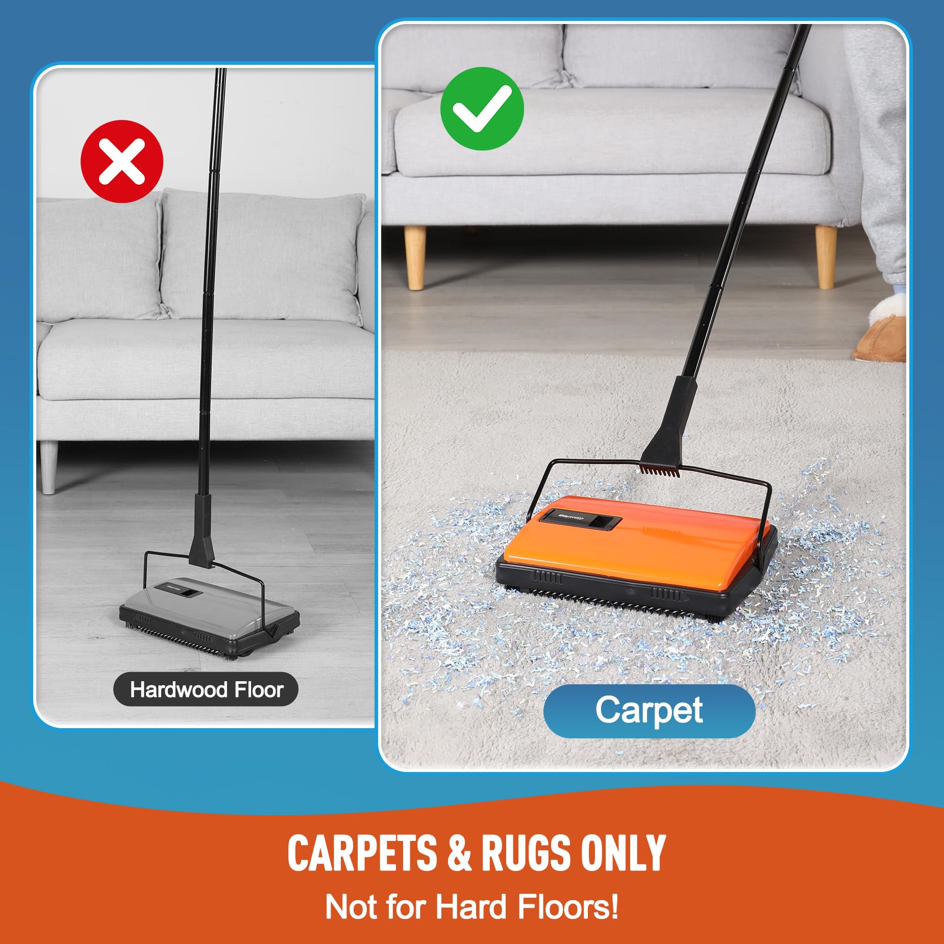 CLEANHOME classroom rug cleaner handles crumbs instantly without disrupting lessons