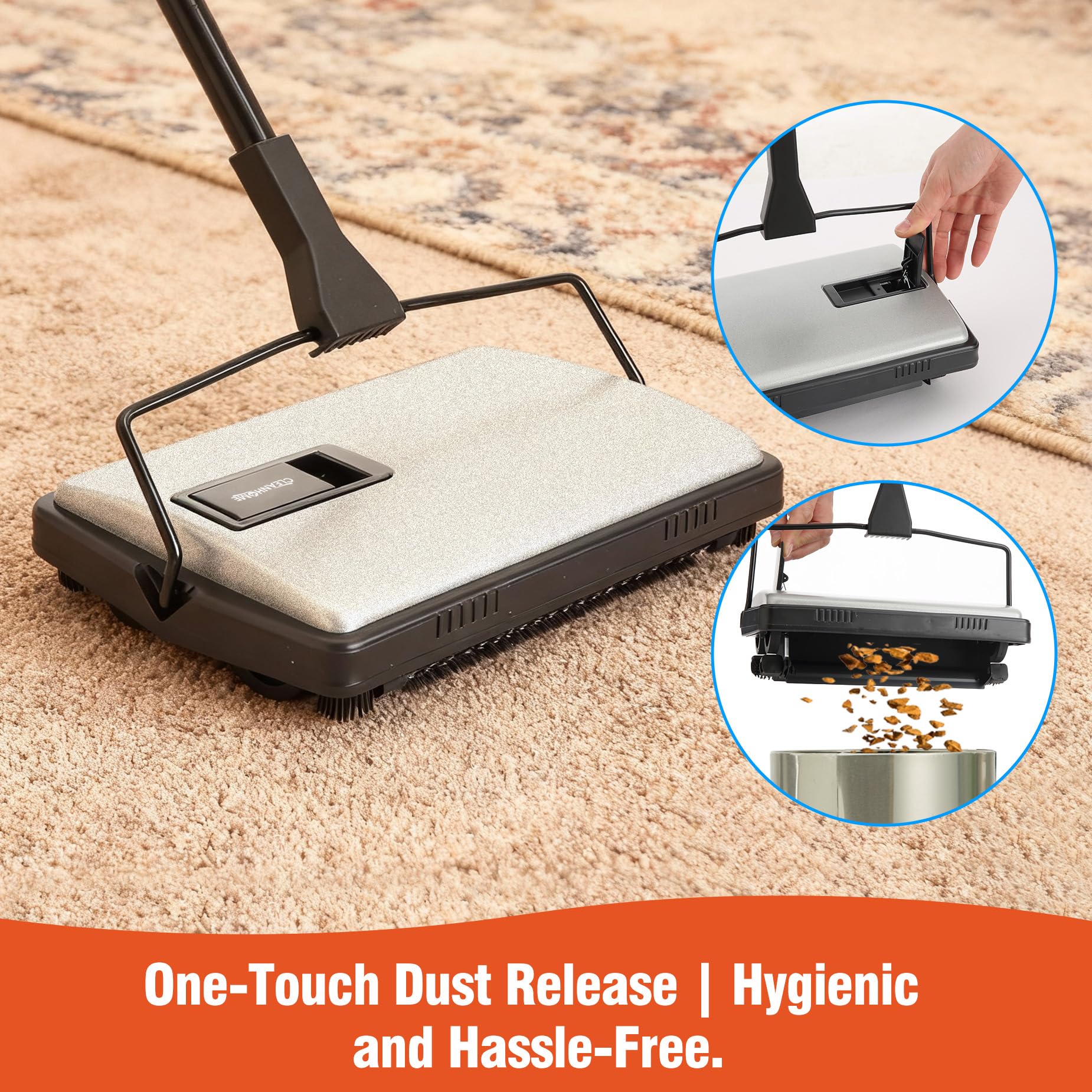 CLEANHOME extra replacement roller included for longer lifespan.