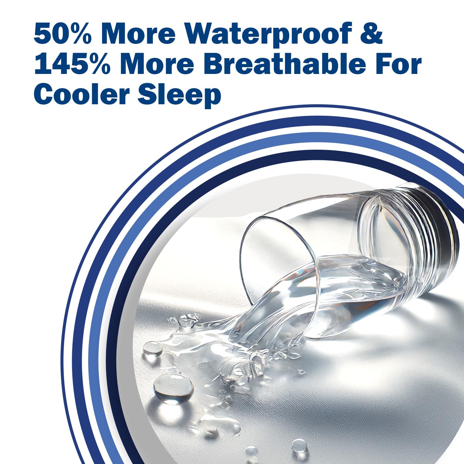 CleanRest chemical-free sleep surface offers a safe, toxin-free feel throughout the night.