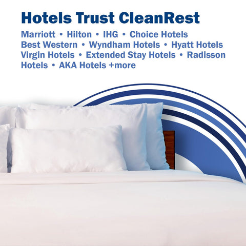 CleanRest MicronOne allergen barrier fabric protects against dust and pollen while you rest.