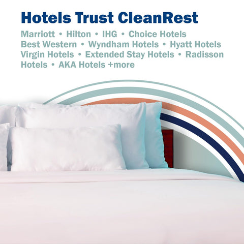 CleanRest PRO box spring encasement water resistant fabric protects against spills and stains.
