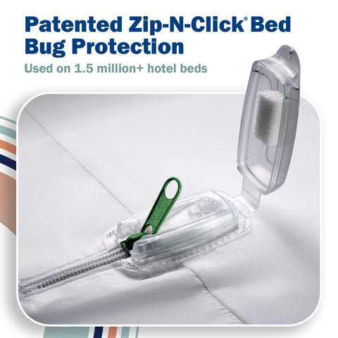 CleanRest PRO dust mite protection helps reduce irritation and allergies.
