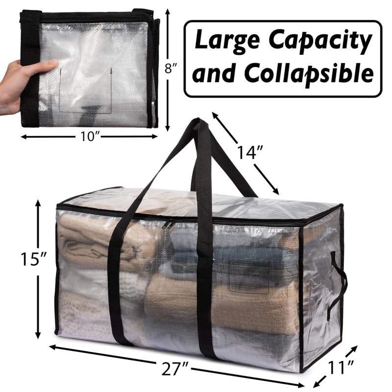 ClearSpace bag uses 180gsm woven polypropylene for strong load support.