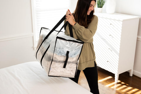 ClearSpace woven polypropylene design emphasizes durability during packing and transport.