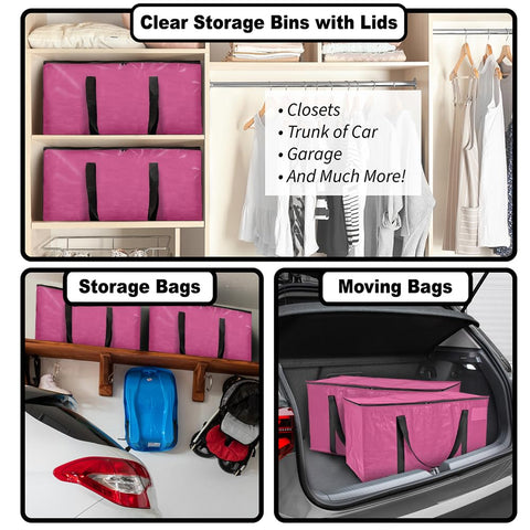 See-through design showing contents while keeping items organized during transport.