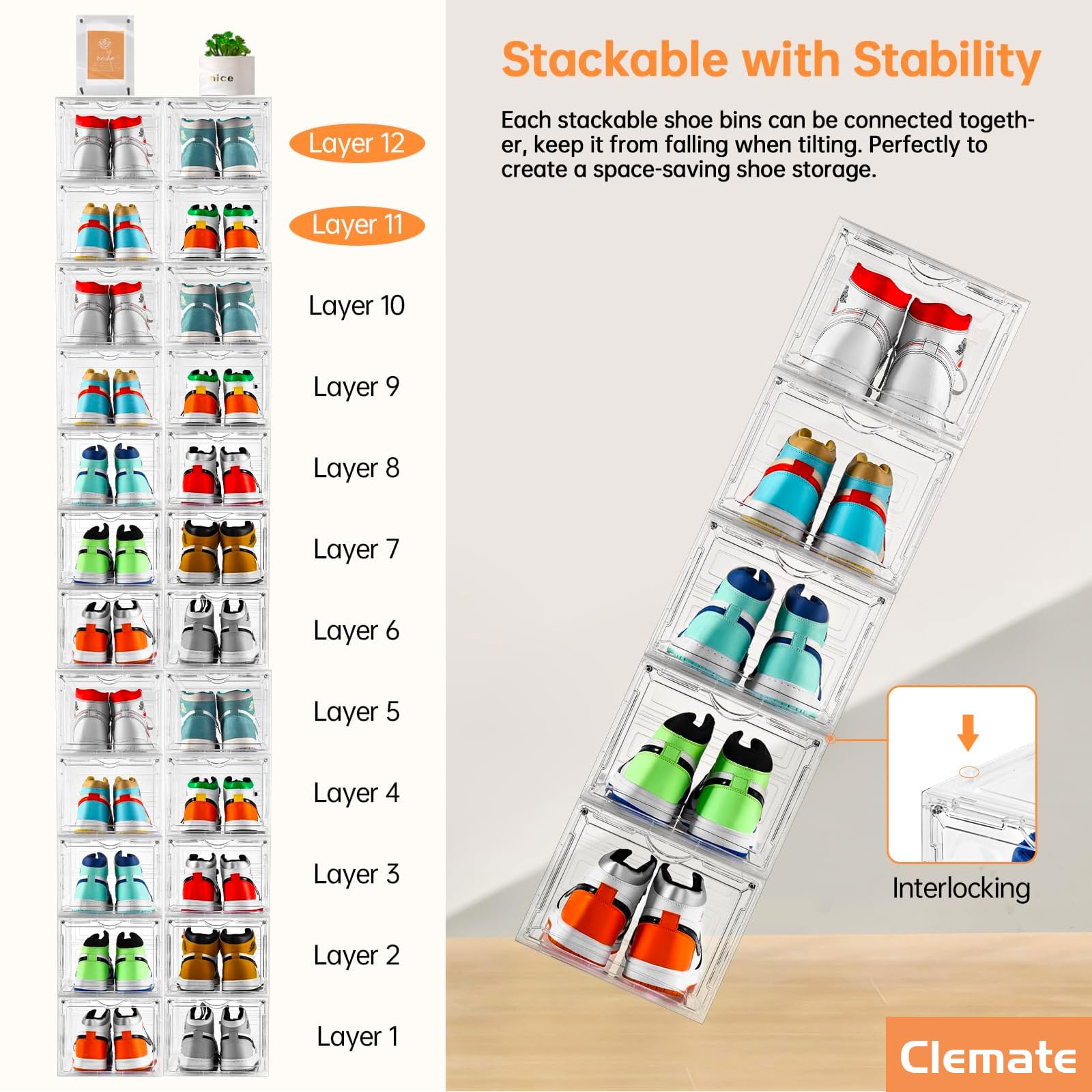Clemate ventilation vents promote air flow and odor control