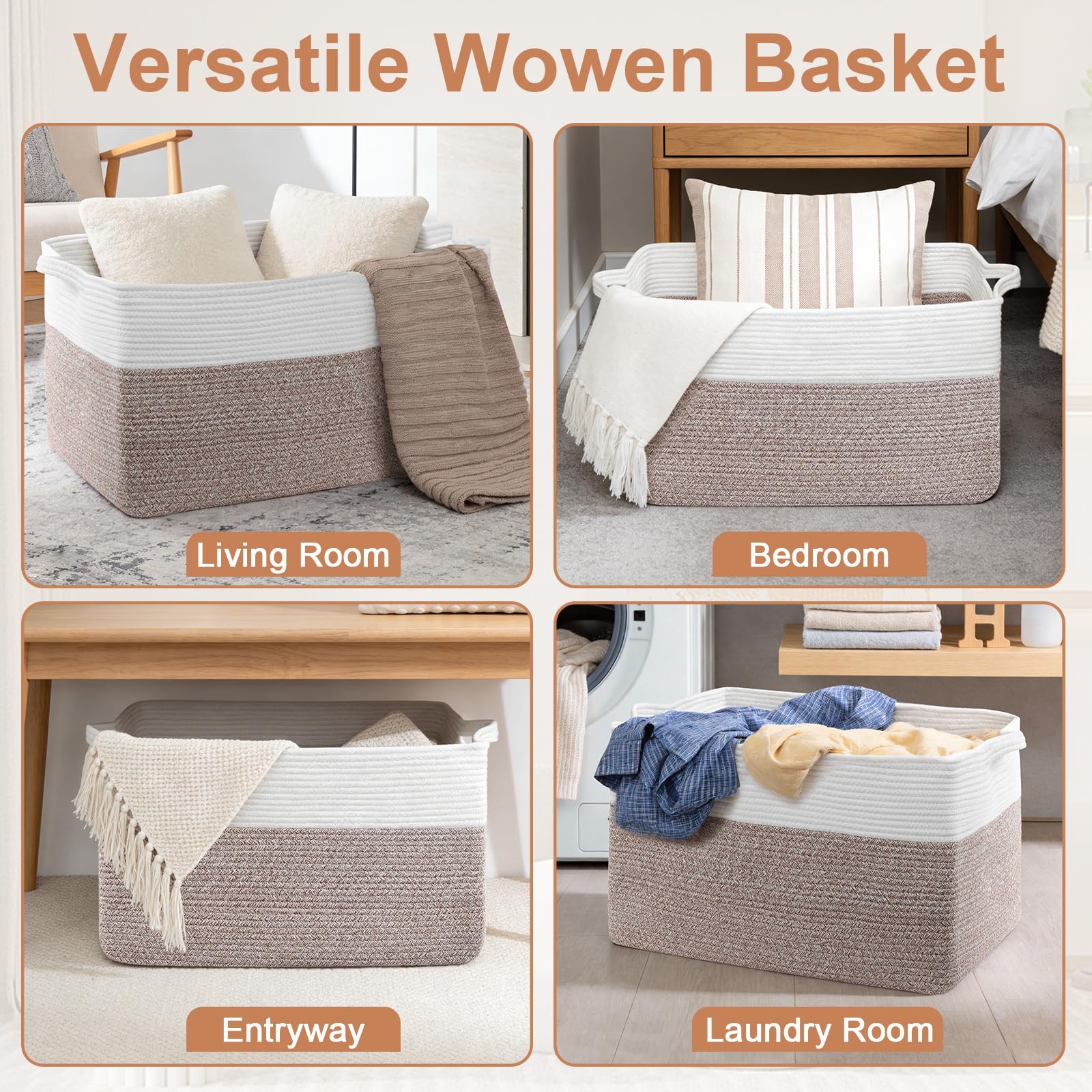ClenClever 75L blanket basket dog-toy-bin setup in a nursery or playroom.