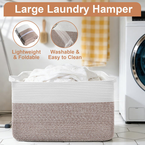 ClenClever 75L blanket basket folded-flat, space-saving design for seasonal use.