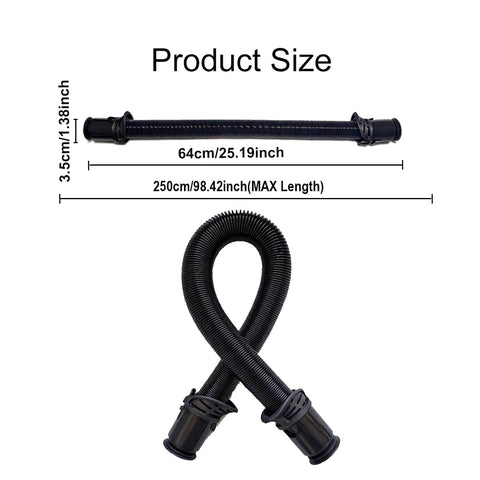 Clenex hose installation is quick and tool-free.
