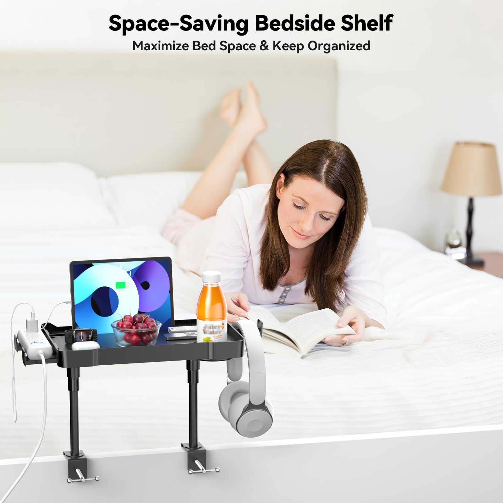 CLESOO Bedside Shelf easy assembly keeps setup fast and wobble-free.
