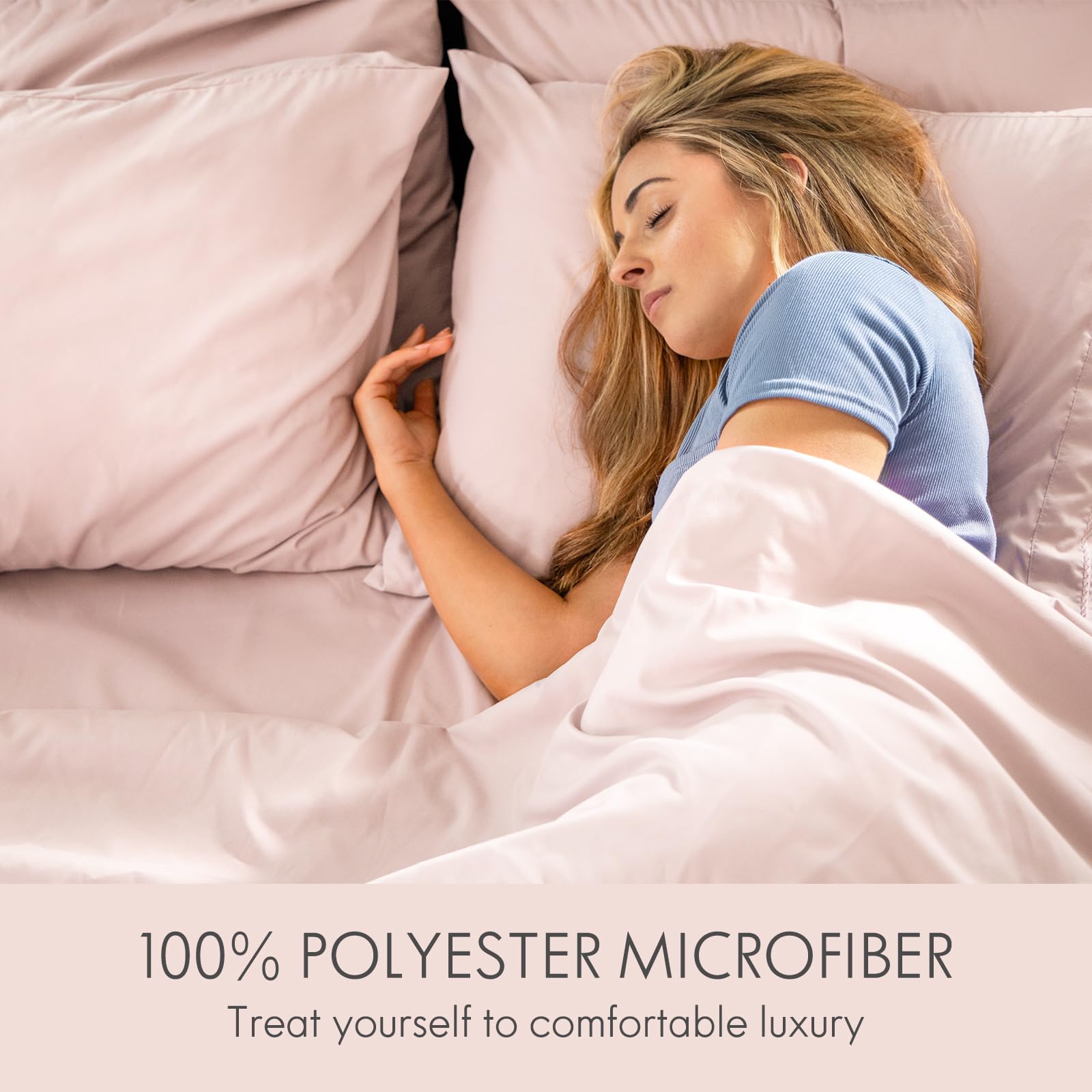 ClevaHome ultra-soft microfiber sheets feel smooth and durable with minimal noise.
