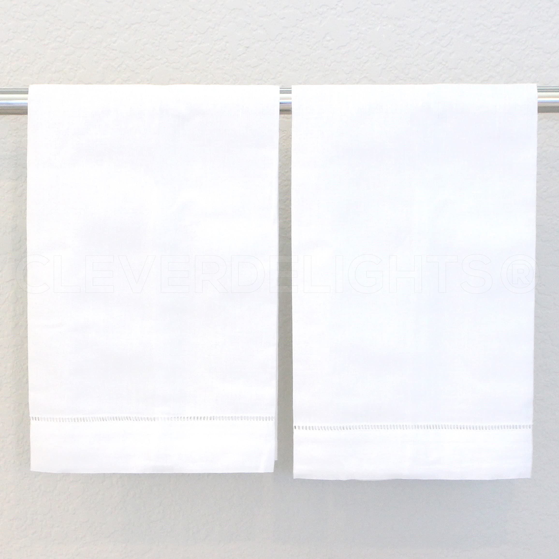 CleverDelights decorative display in kitchen or powder room with matching linens