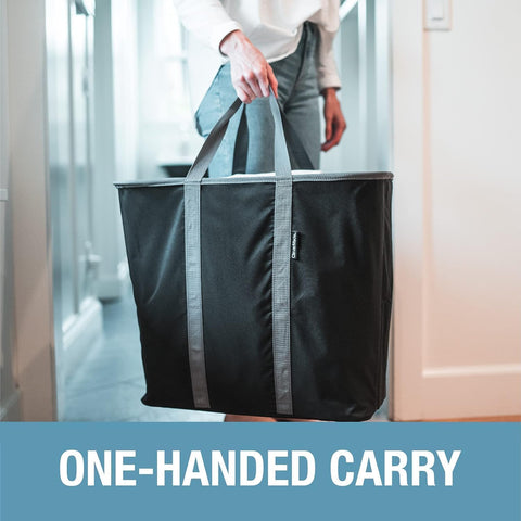 CleverMade 64L capacity shown with reinforced rim for stability.