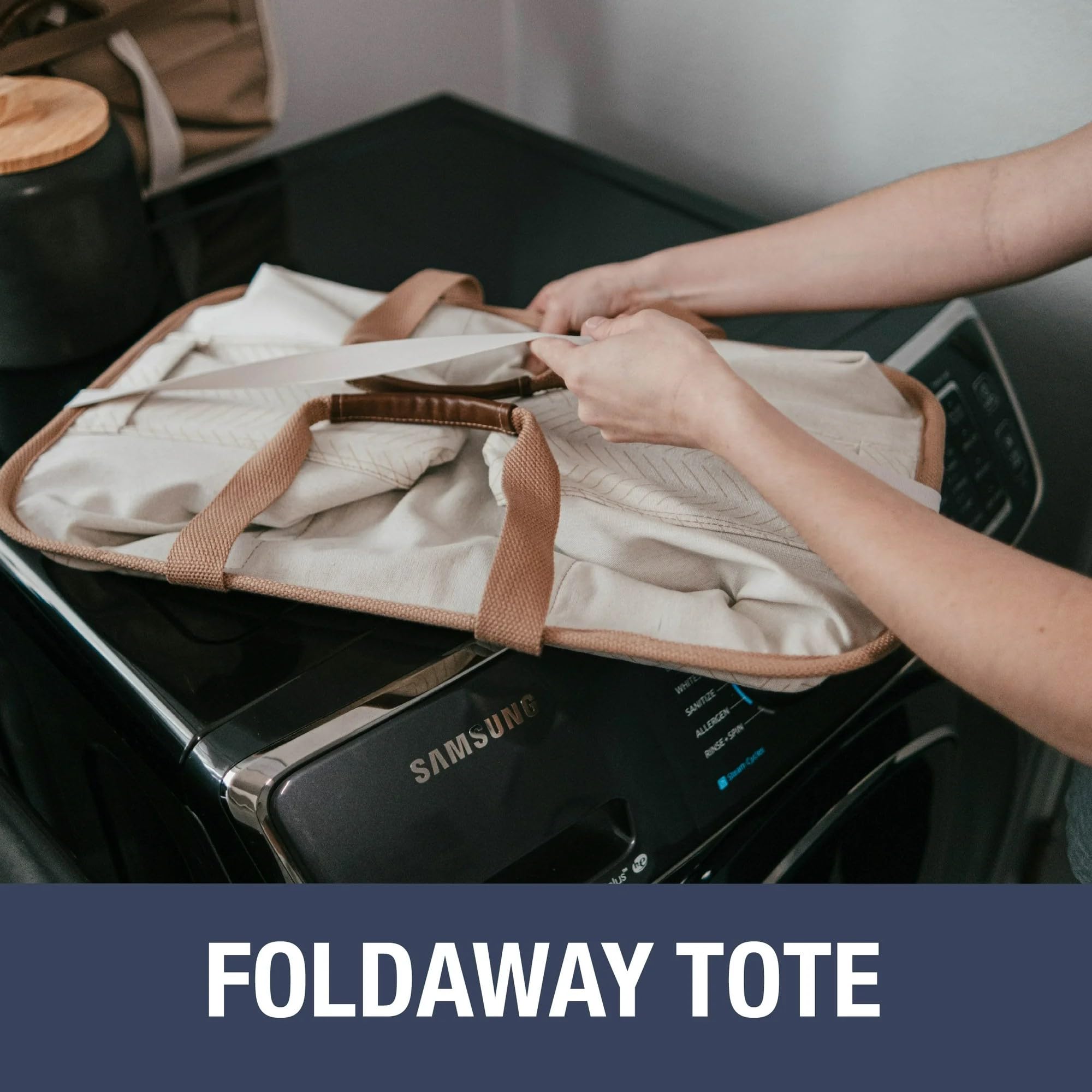 CleverMade versatile tote for blankets, towels, and gear.