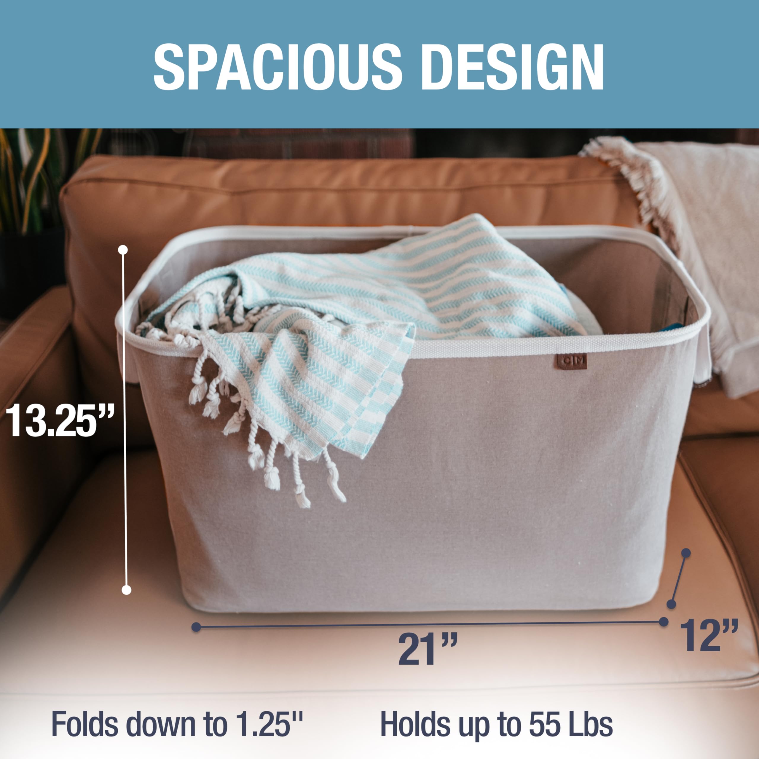 CleverMade LUXE cotton blend fabric feels durable and soft for daily use.