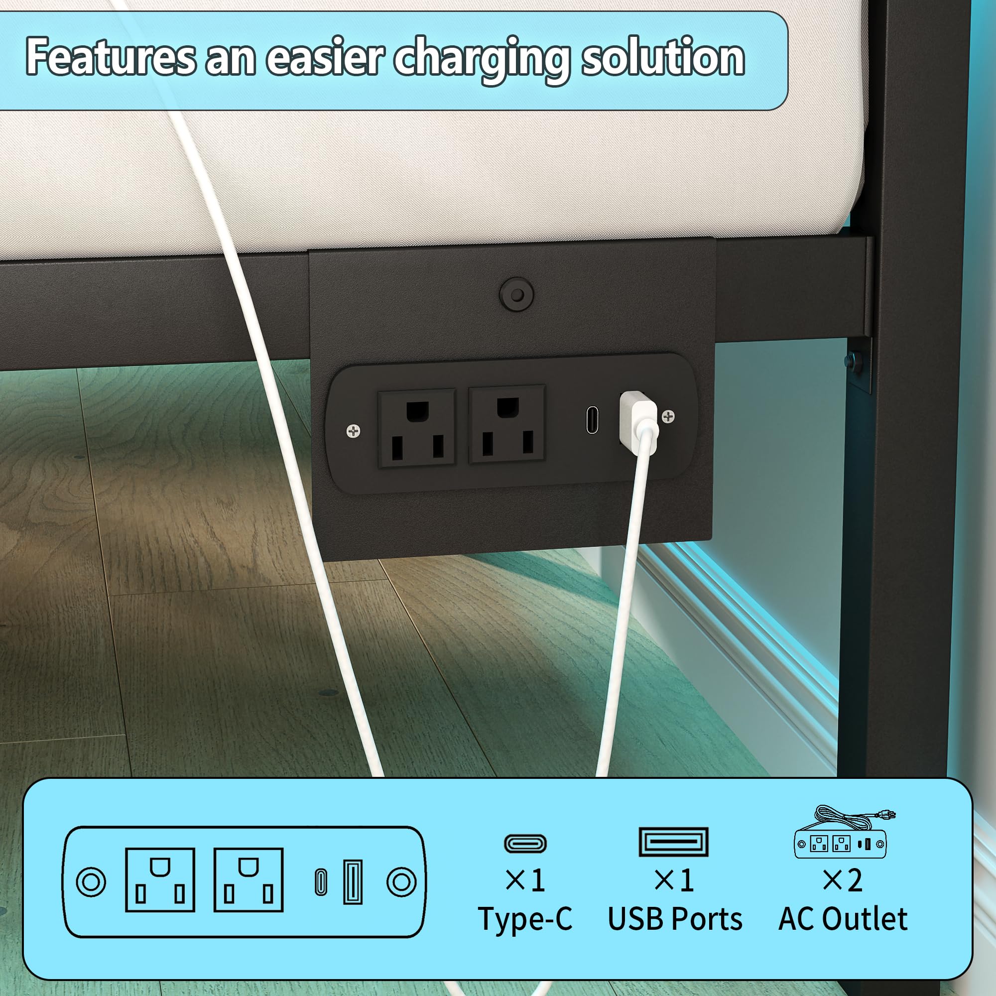 CLIBFENG-no-box-spring-required simplifies setup