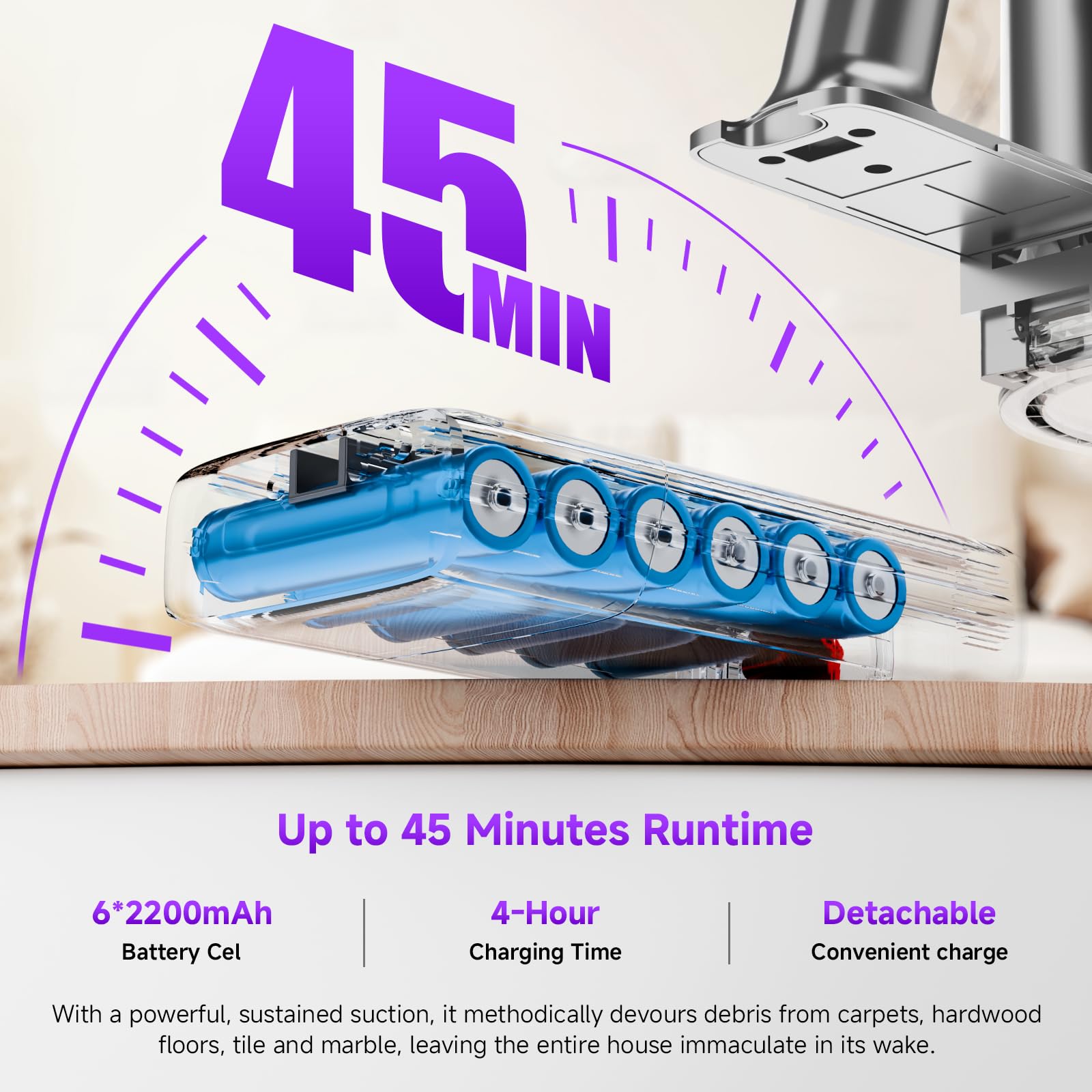 Clinkal high power eco mode for robust or efficient cleaning