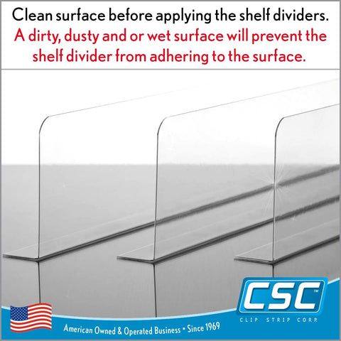 Pack of 50 dividers supports bulk, semi-permanent retail setups.