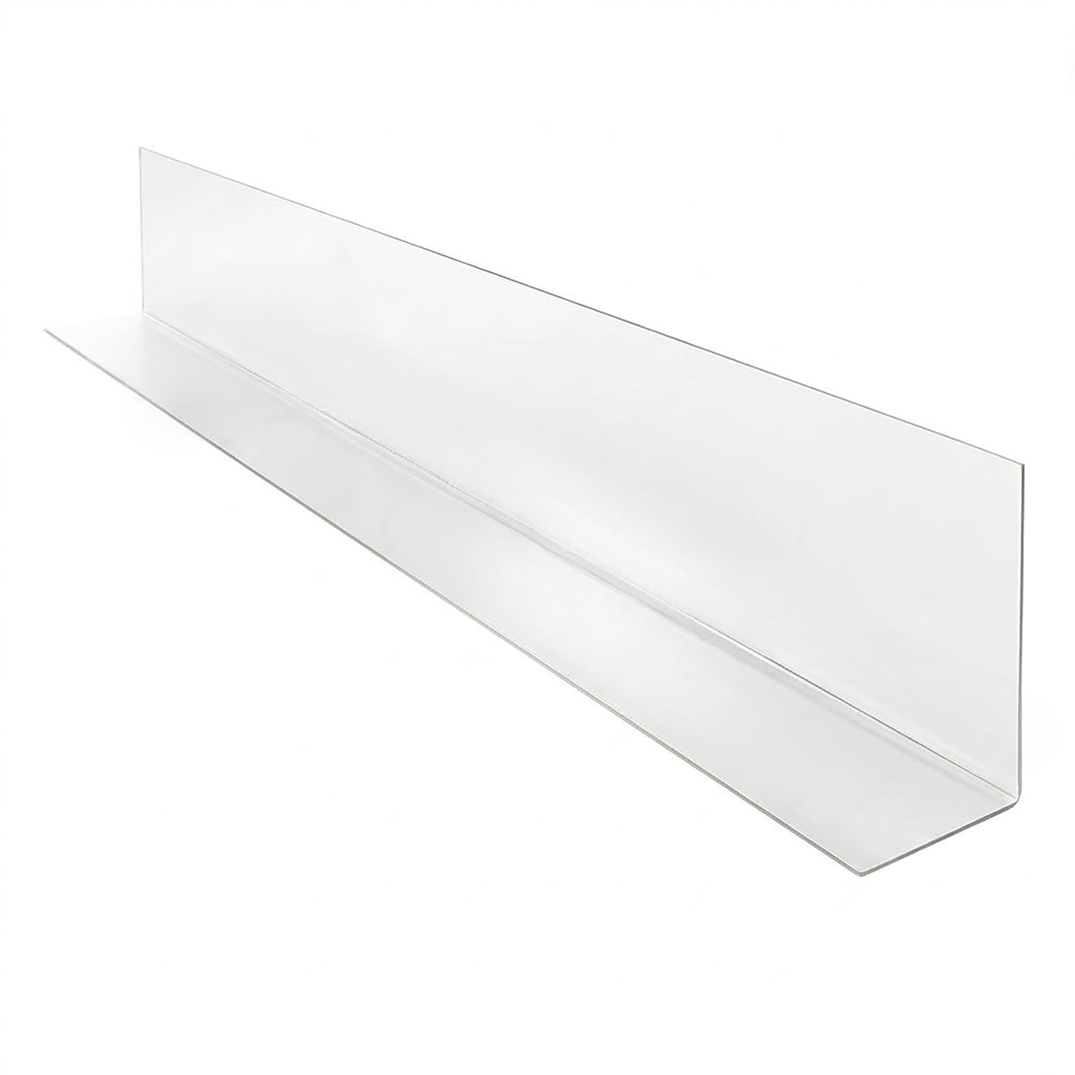 Clip Strip shelf dividers pack 50 for crystal-clear product organization on retail shelves.