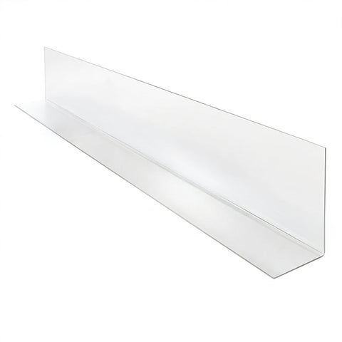 Clip Strip shelf dividers pack 50 for crystal-clear product organization on retail shelves.