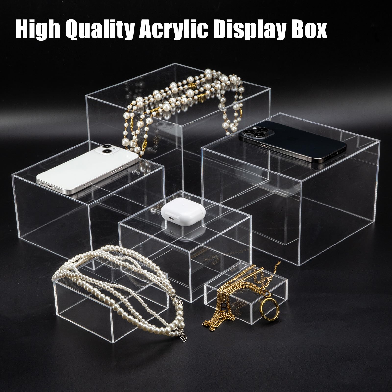 Cliselda 3x3x1 inch cubed riser for charms or spices