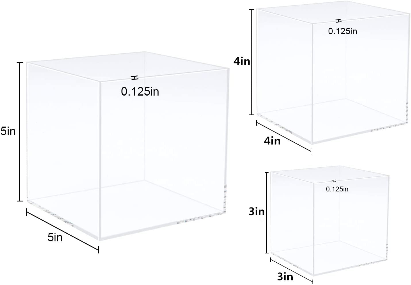 Cliselda cube riser medium elevates pastries and trinkets for an eye-catching buffet.