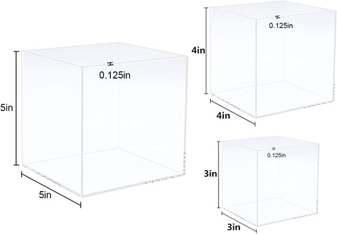 Cliselda cube riser medium elevates pastries and trinkets for an eye-catching buffet.