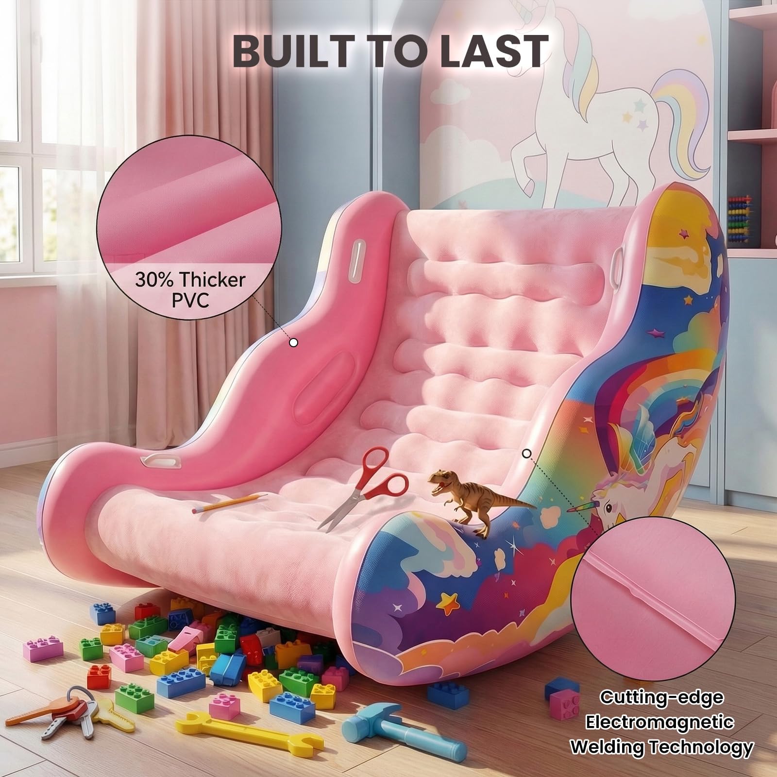 CLIYYD Sensory Chair portable design fits easily in home or school