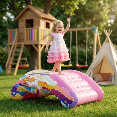 CLIYYD Sensory Chair safe curved base supports gentle movement