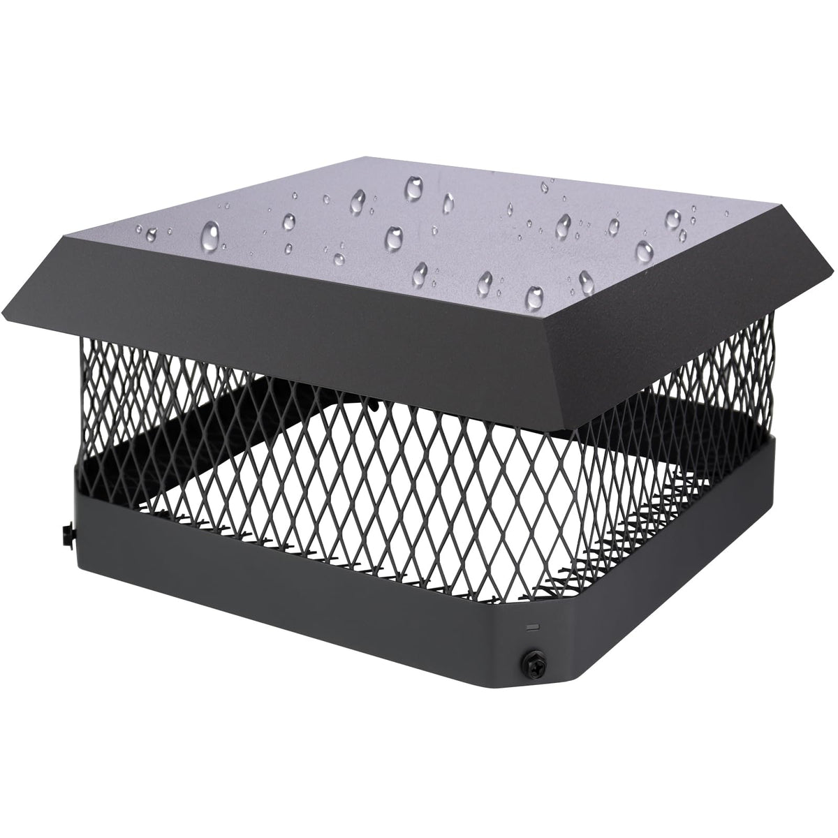 CLLOMAGY 13x13 chimney cap base protects the flue from debris and animals while improving airflow.