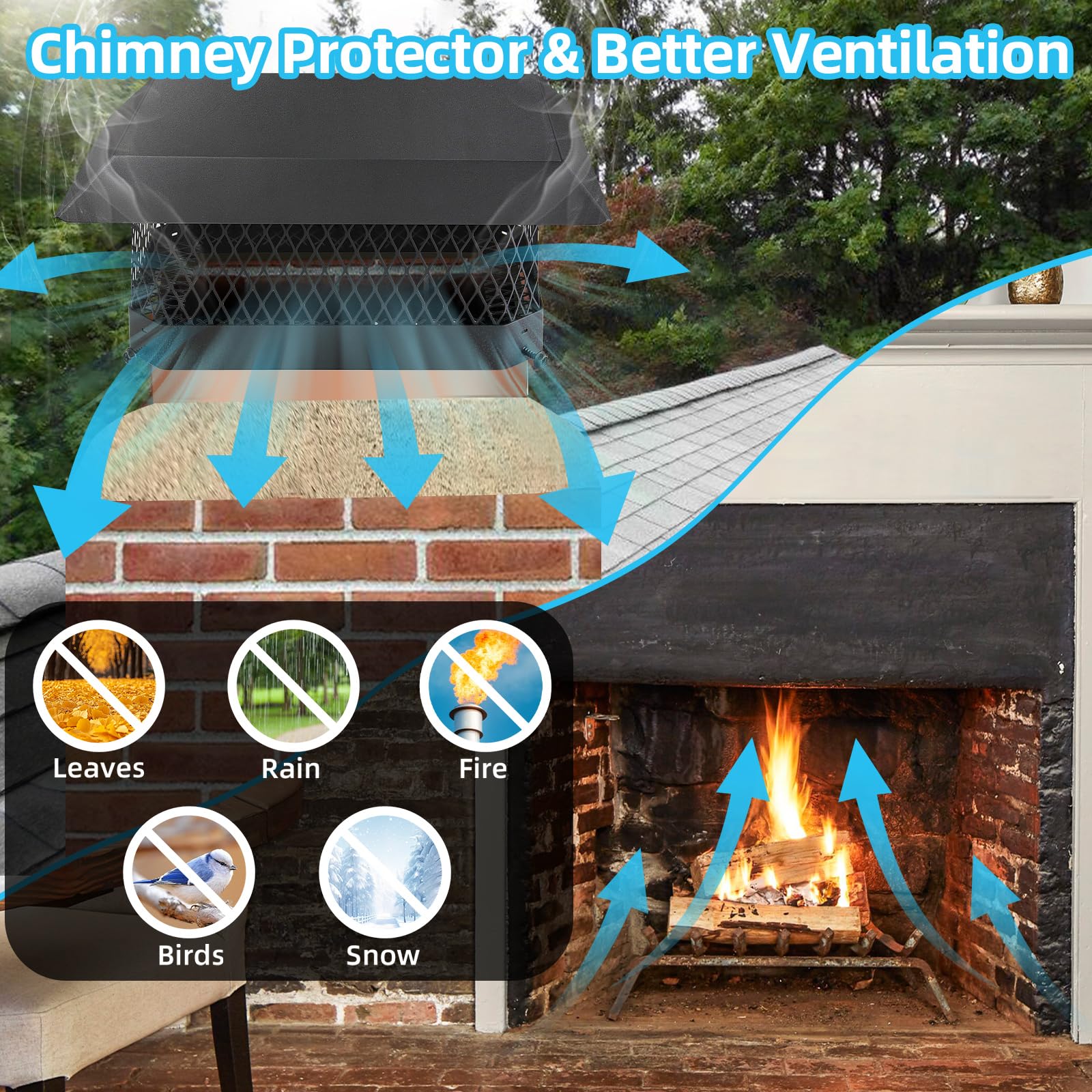 CLLOMAGY galvanized steel construction resists corrosion outdoors.