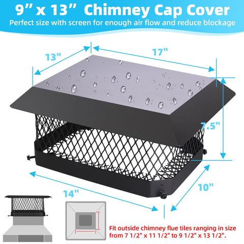 CLLOMAGY 9x13 hood blocks rain and snow while maintaining airflow.