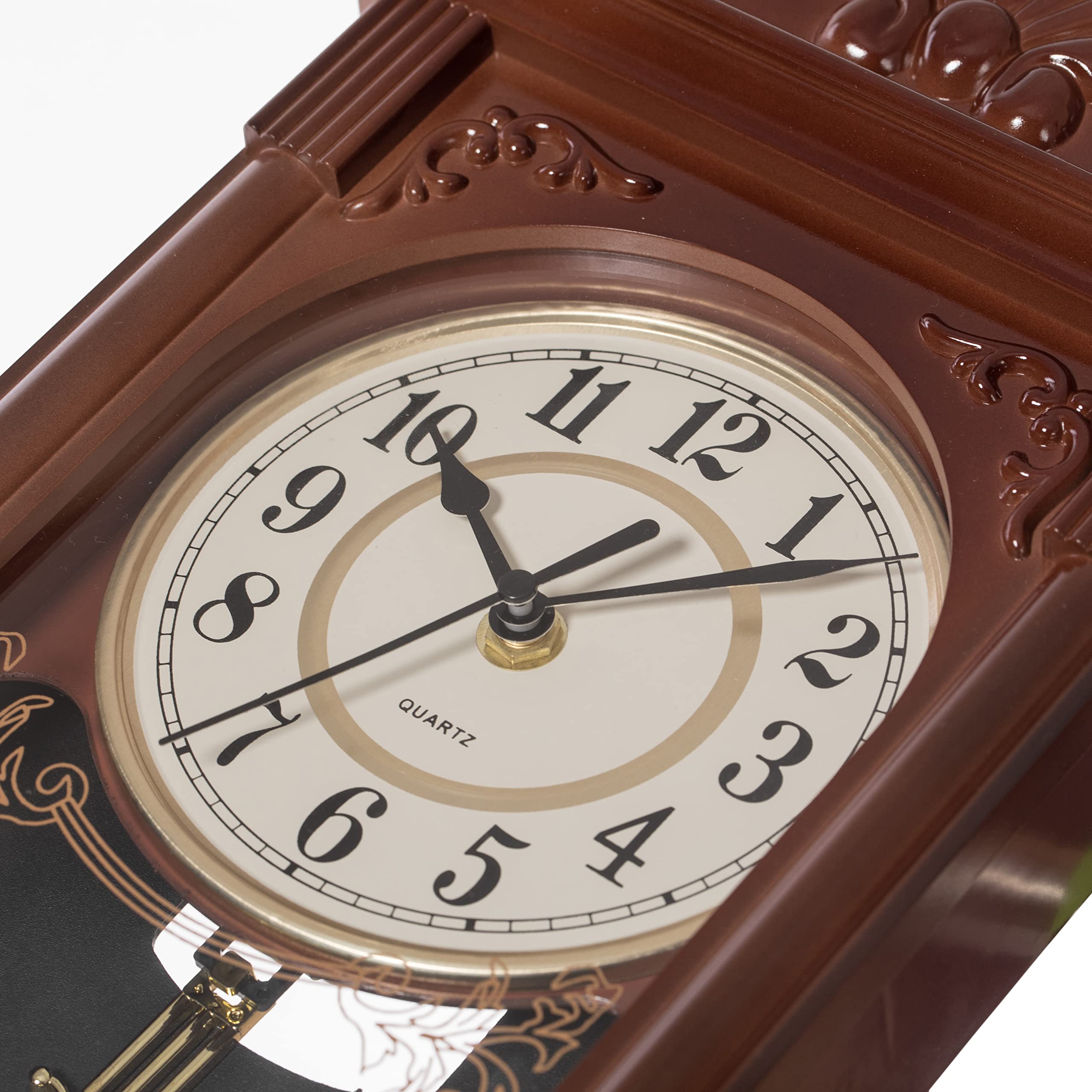 Clockswise living room, dining room, or home office wall clock for versatile spaces