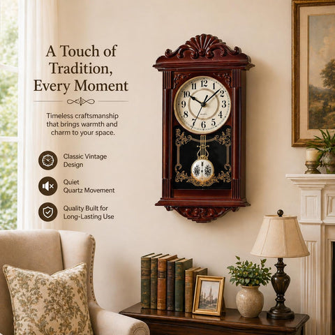 Clockswise steampunk Victorian decor clock blends retro charm with style