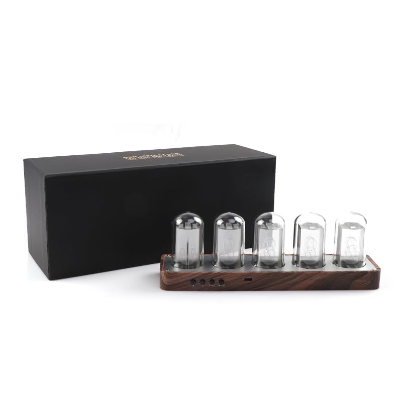 ClocTeck Nixie Tube Clock compact size fits small desks