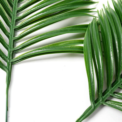CLONG palm fronds suit garden, patio, and poolside decor.