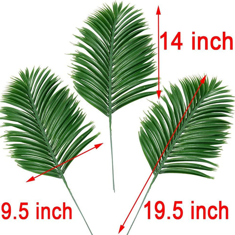 CLONG washable palm leaves stay vibrant and reusable for various events.
