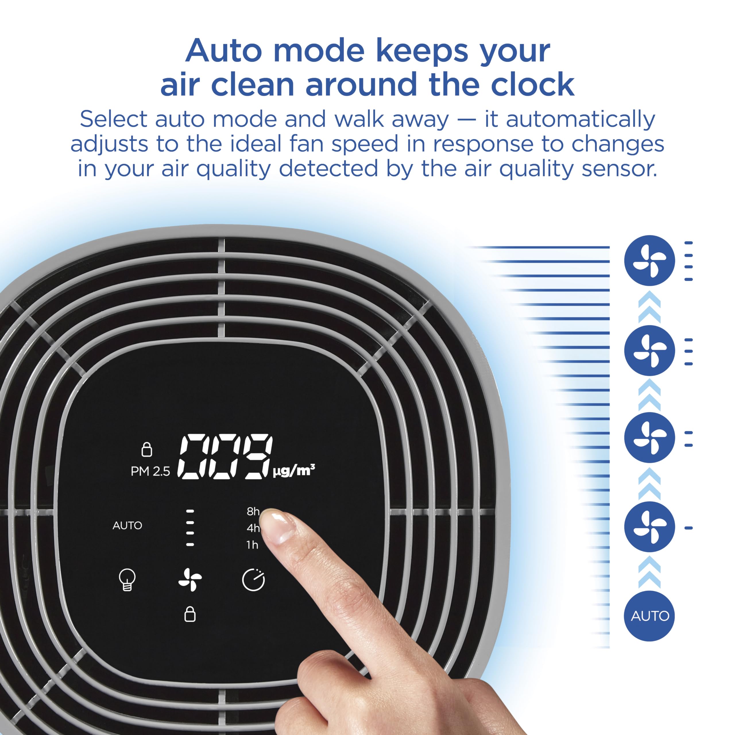 Clorox air quality sensor displays PM2.5 updates in real time