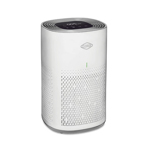 Clorox air purifier with 360-degree airflow for thorough room purification