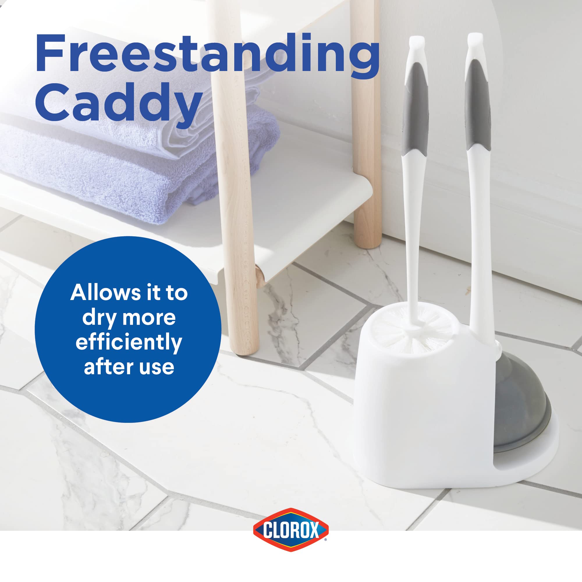 Clorox antimicrobial protection maintains brush and cup hygiene