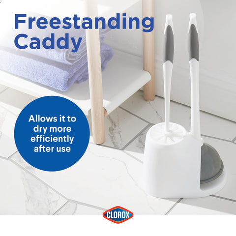 Clorox antimicrobial protection maintains brush and cup hygiene