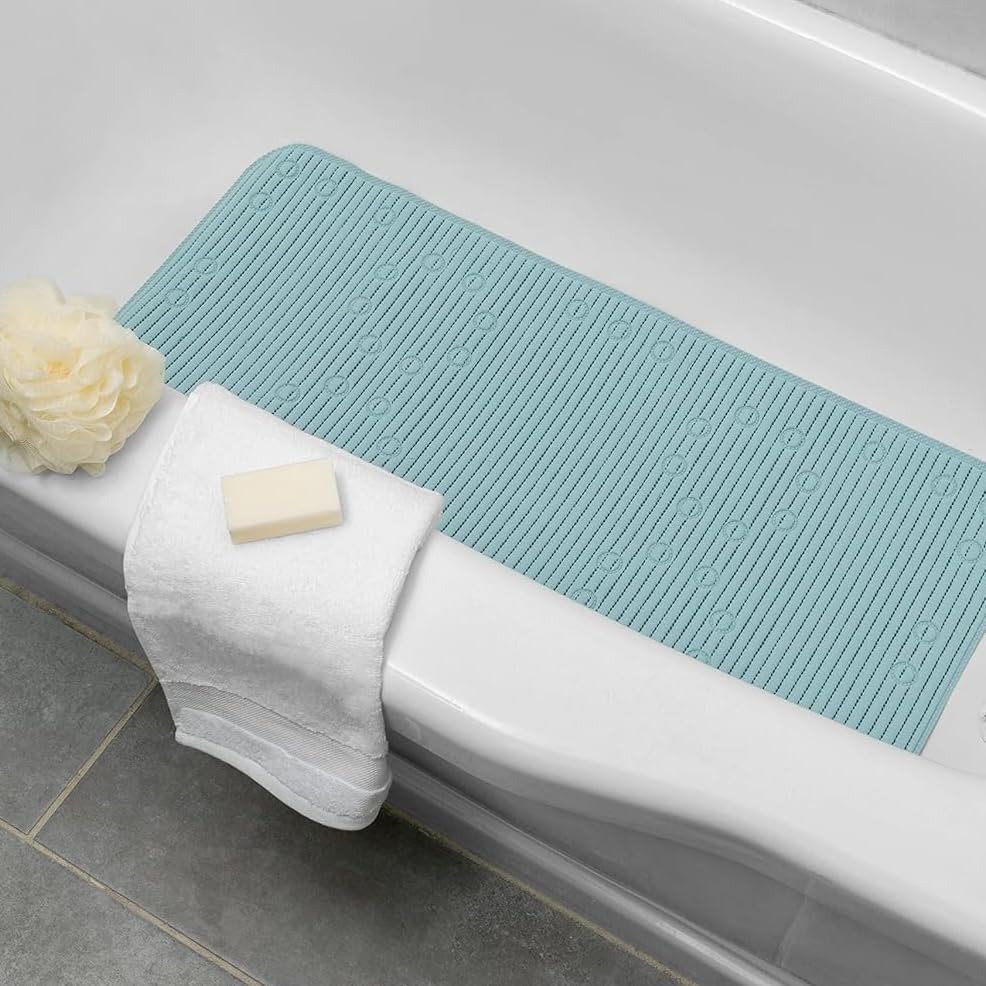 Clorox Duck Brand cushioned bath mat provides soft feet and grip