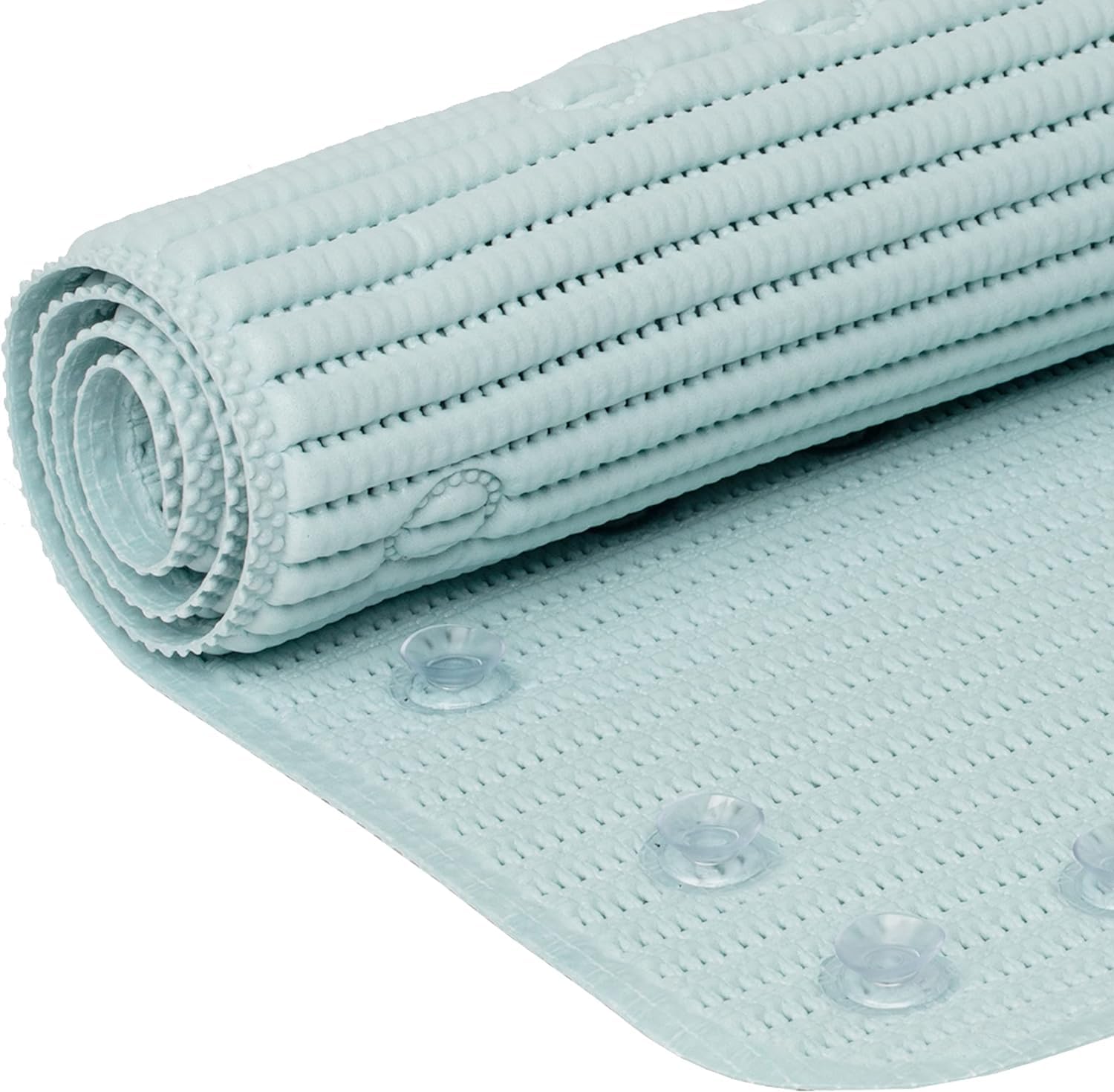 Clorox Duck Brand bath mat not for textured or non-smooth surfaces