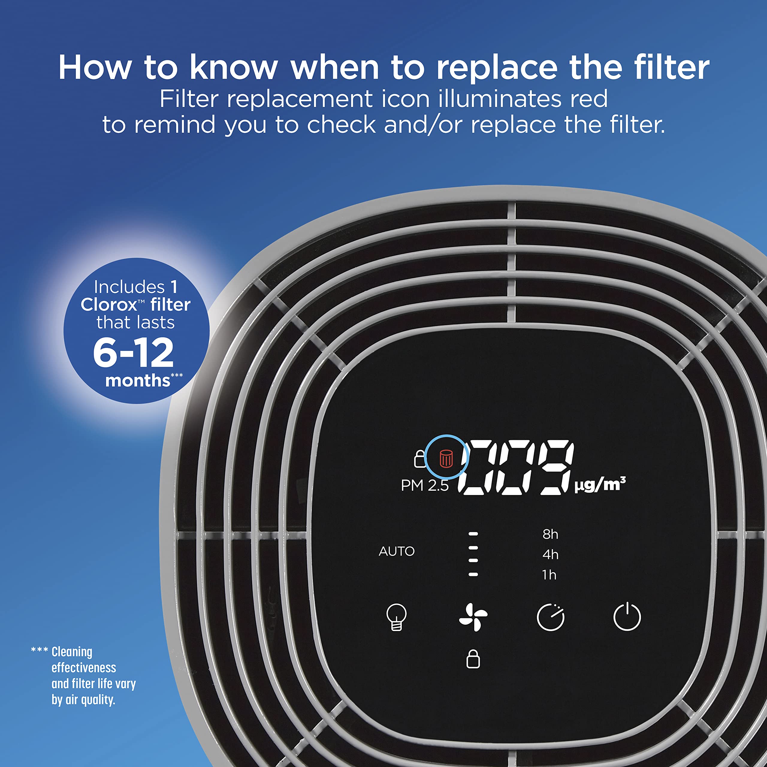 Clorox replacement filter packaging contents included.