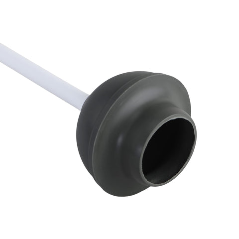 Clorox flange cup toilet plunger creates a seal to tackle tough clogs.