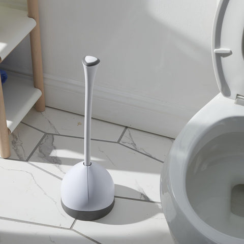 Clorox rubber-base storage caddy prevents tipping and stays neat.