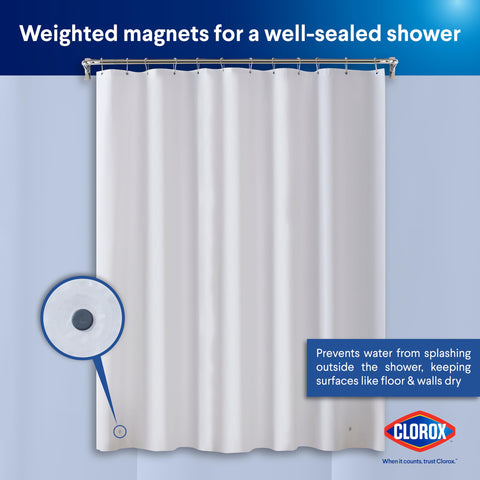 Clorox 6g PEVA material resists moisture buildup