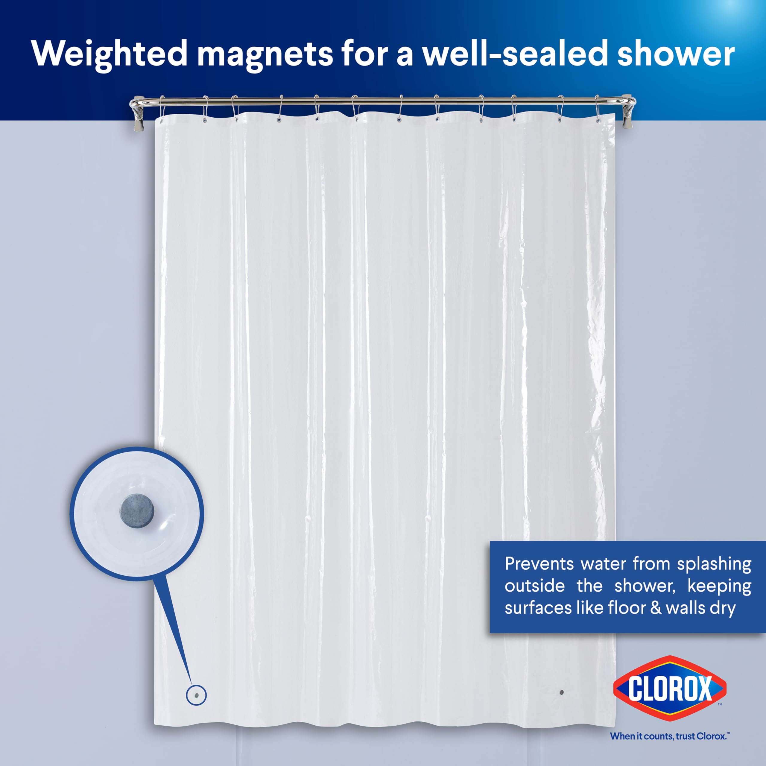 Clorox hotel-quality look for a clean bathroom feel