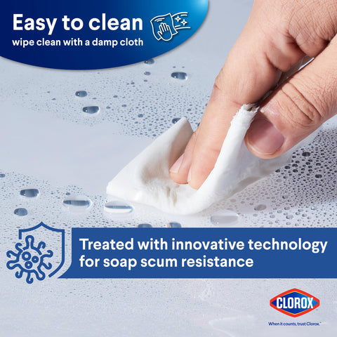 Clorox liner with metal grommets for durable hanging